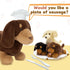 18" 4-Pack Set, Muiteiur Dog Stuffed Animals, Dachshund Stuffed Animal Cute Wiener Dog Gift for Kids, Boys, Girls
