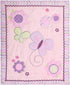 CribMATE 1 PC Butterfly Crib Quilt Baby Girl Bed Cover Baby Gift Idea