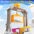 Playset CUTE STONE Cargo Ship Toy & Gantry Crane, Toy Boat and Crane with Sounds & Lights, Transport Containers, Push
