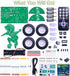 MiOYOOW Skateboard RC Car Soldering Practice Kit, 360° Rotating DIY Smart Car Kit for STEM Education