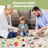 51-Piece Playset CUTE STONE Mini Play Kitchen Accessories for Kids, Pretend Cooking with Pots, Pans, Utensils, Cutting
