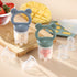2 Pack Silicone Baby Fruit Feeder with Mini Freezer Tray, Breastmilk Popsicle Molds for Baby Teething Relief, Fresh