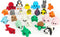 25 pcs Animal Figurines, 3D Printed Animal Figurines Set, Articulated, Party Favors,