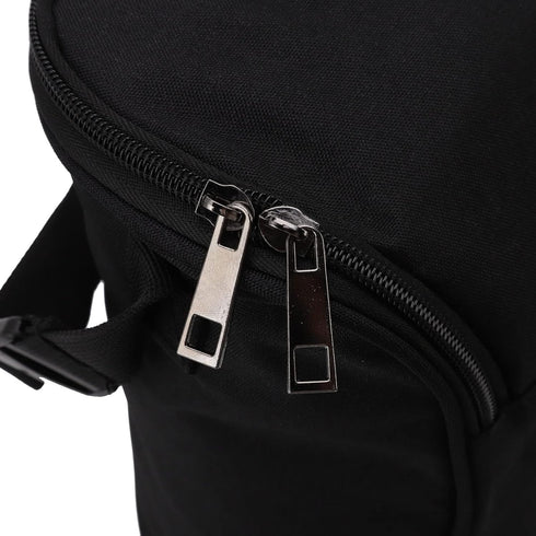 Portable Waterproof Baby Bottle Cooler Bag - Black Thermal Tote for Outdoor Use