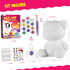 6-12, 8-12, 3 4 5 6 7 8 9 10 11 12+ LAOESE Paint Your Own Bear Lamp Kit, Art Supplies Bear Painting Kit for Kids Arts