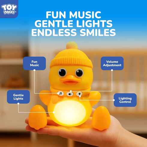 Tummy 6-12 Set 1 TOY Life Baby Time Toys Months Musical Crawling Toys Dancing Duck Toy with Mama & Baby Ducklings