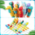 Leyndo 26 Pcs Water Guns Bulk, 14.9'' Summer Water Squirters for Kids Outdoor Swimming Pool Games