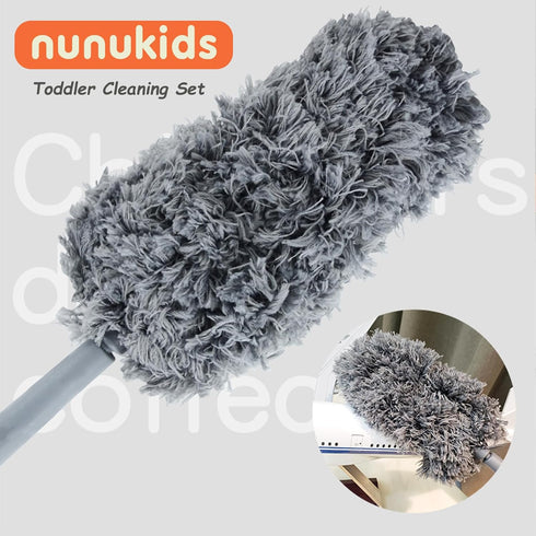 nunukids Set Set 1-3 Set Set Set Toddler Cleaning - Realistic Cleaning for Toddlers - Engaging Kids Broom and Dustpan