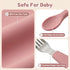 Set 6+ 9pcs Silicone Baby Feeding BPA-Free Food Grade Silicone, Suction Plate, Bib, Training Cup & Utensils for Baby