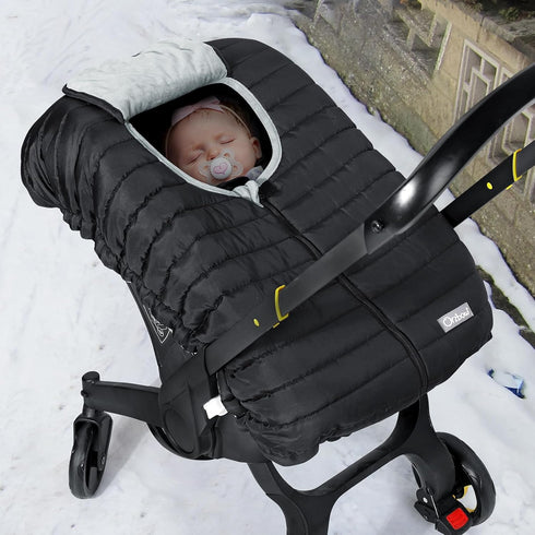Orzbow Car Seat Cover Baby, Winter Car Seat Cover for Infant Boys & Girls, Warm Carseat Covers Baby with Plush Lining