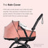 Stokke Babyzen YOYO Rain Cover - Lightweight, Waterproof Protection for Bassinet, Compatible with Single Strollers
