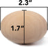 24 CALPALMY Pieces Wooden Eggs - Life-Size, Reusable Fake Easter Eggs for Painting, Decorating, Crafting, Pretend Play