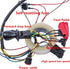 Children Electric Car DIY Accessories, Wires and Gearbox for Self-Made Toy Car Parts