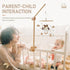 Adjustable360 let's make Baby Crib Mobile Arm - Wooden Mobile Arm with Height Rotatable Upgraded Arched Base Nursery