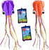 Hengda Kite Software Octopus Flyer Kite with Long Colorful Tail for Kids and Adults, Easy to Fly