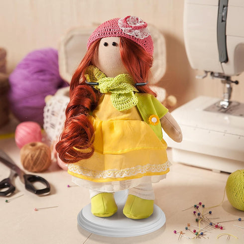 Toyvian Doll Stand Holder, Adjustable Storage Rack for 12 Inch Doll Display, Doll Stands for Action Figures