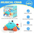 MOISTAR 1 6-12 Tummy 1-3 Baby Toys Year Old Month Time Toys Crawling Crab Musical Dancing Walking Moving Bouncing