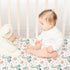 47"x24", 3 Pack Nap Mat Sheet Dinosaur Baby Crib Sheets Fitted Elastic Corners, Preschool Day Care Rest Mat Cover, Soft
