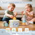 21PCS 1-3 6-12 1-3 Baby Bath Toys, Mold Free Bath Toys for Kids Ages with Montessori Shape Sorter and Educational