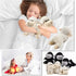 Tiny Heart Lamb Stuffed Animal, 3 Pcs Cute Plush Toy for Nursery Home Decor, Small Gift for Kids (White)