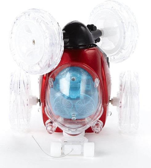 Mindscope 27 Turbo Twisters RED MHz Bright LED Light Up Stunt RC Remote Control Vehicle