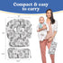 Set Diaper Bag & Shopping Cart Cover for Babies