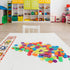 Coopay 900 Pieces Counters Counting Chips - Plastic Markers Mixed Colors for Bingo Chips Game Tokens