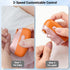 4-in-1 2 Set Electric Nail Clipper with LED Light Quiet Rechargeable Nail Grooming Kit, Grinder & Polisher, Speed, Nail