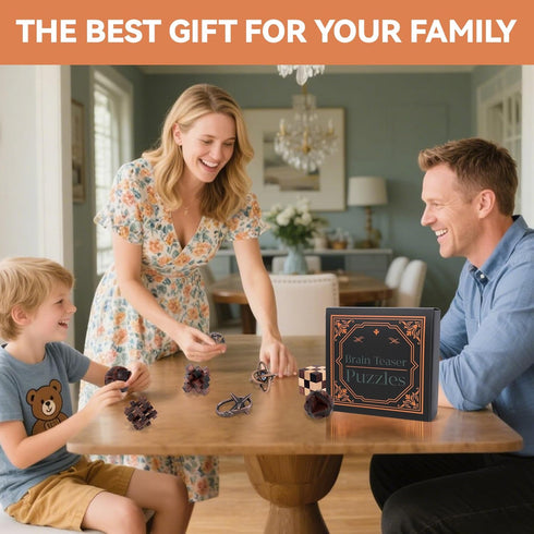 Mytothfy 8 3D Pcs Brain Teaser Puzzles for Adults Teens - Wooden Puzzles Puzzle Game Toys for Adults Teens - Unlock
