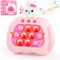 QBvuj Easter Bunny Pop Push Game,Easter Basket Stuffers,Sensory Pop Fidget Toys for Kids
