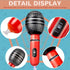 Sumind 30 9.4 Inch 80s 90s Pcs Inflatable Microphones Blow up Plastic Fake Microphone Props Toys for Karaoke Musical