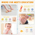 3-4 Baby,8 1 Adena Montessori Play Kit for Months in Wooden Learning Educational Toys for Toddler,Include Framed Mirror