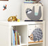 3 Sprouts Toy Storage Organizer, Toy Box Cube for Playroom, Nursery - Foldable Storage Bin - Sloth