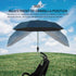 Nakazawa Clip-on Umbrella for Stroller Sunshade, Adjustable Steering Angle, Handle Included, Compact and Lightweight