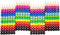 Huji Stacking 24 Colors Round Crayons Set, Favorite for Little Ones Party