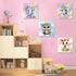4 Pack Animal Paint by Number for Kids with Wooden Frame, Easy DIY Acrylic Oil Painting Kits for Home Decor (Ages 4-12,