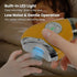 pinkmintcat 2-in-1 Trimmer 3 Electric Nail Clippers & Polisher - Safe Automatic Fingernail & File with LED Light