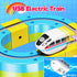 Set, 2-Pack Sets, Goody King Only Electric Train Not Fit with Magnetic Track, Replacement Electric Train Cars, USB