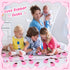 36 Packs Sets 2.2 Inch Sosation Mini Rubber Ducks with Sunglasses Bath Squeaky Rubber Duckies Cute Float Bathtub Toys