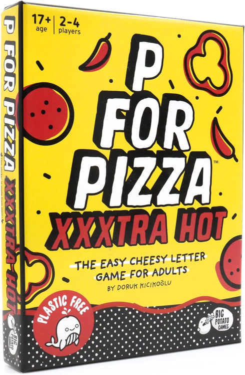 P for Pizza XXXXtra Hot | The Viral Travel Card Game in a New Version | Perfect for Holidays, Camping, Birthdays
