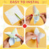 Simgoing 300 Summer 250th 4 (5.12 Inch) Pcs DIY Pinwheels for Kids Party Favor Paper Craft Kits Bulk White Pinwheels