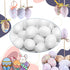 30 Pcs Plastic White Fake Eggs,Easter Eggs,Realistic White Eggs,Faux Fake Egg for DIY Crafts,Painting,Party,Home