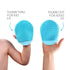 Frida Baby DermaFrida Bath Mitt, Toddler Quick-Dry Body Bath Brush, Silicone Replacement for Washcloth
