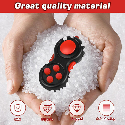 8-Fidget WTYCD Original Fidget Toy Game, Rubberized Classical Controller Fidget Concentration Toy with Functions