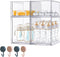 Baby Bottle Organizer-4 Pack Stackable Storage Drawers, Baby Organizers and Storage with