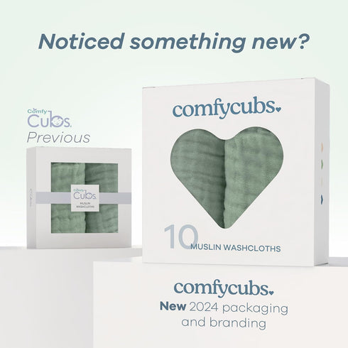 Cozy Set Cubs Baby Swaddle with Washcloths