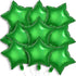 KALOR 18 Inch Green Star Mylar Balloons, 10 Pcs Star Shape Foil Helium Balloons for Wedding, Baby Shower, Birthday Party