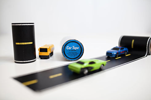 Car Tape 3.5 50 Sets. Extra Long and Wide! in x ft, Toy Car Road Tape Track for Kids, Great Accessory to Die Cast Cars