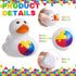 72 Vinsot Pcs Autism Awareness Stuff Accessories Autism Awareness Rubber Duckies Colorful Puzzle Piece Bathtub Toys
