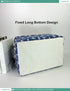 FANKANG Foldable Canvas Laundry Basket, Nursery Hamper with Waterproof PE Coating, Rec-Sailboat